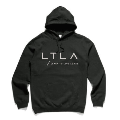 LTLA Mens Black - AS Colour Stencil Hoodie Thumbnail